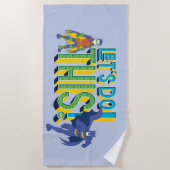 Batman | Laten we dit doen Strandlaken (Voorkant)