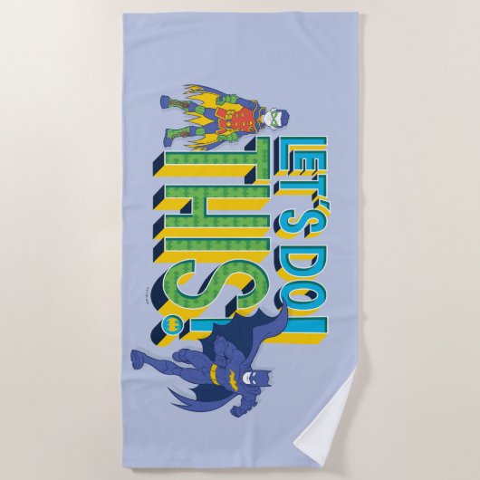 Batman | Laten we dit doen Strandlaken (Voorkant)