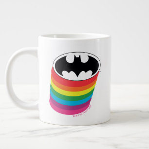 Batman Layered Rainbow Logo Grote Koffiekop