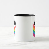 Batman Layered Rainbow Logo Mok (Midden)