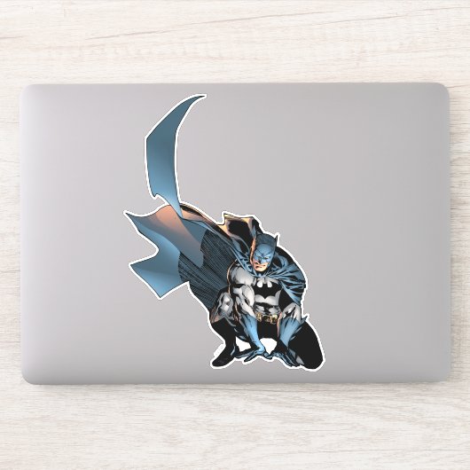 Batman Leaping Forward Sticker (Computer)