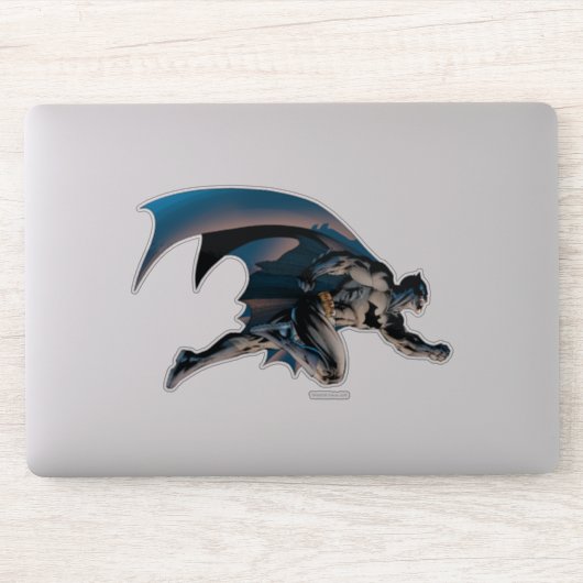 Batman Leaping Side Uitzicht Sticker (Computer)