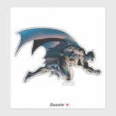Batman Leaping Side Uitzicht Sticker (Vel)