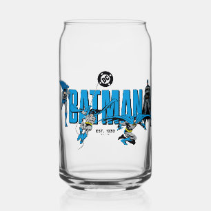 Batman-legenden voor altijd grafisch blikvorm glas