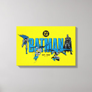 Batman Legenden Voor Altijd Grafisch Canvas Afdruk