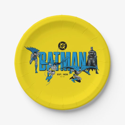 Batman-legenden voor altijd grafisch papieren bordje (Voorkant)