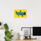 Batman-legenden voor altijd grafisch poster (Thuiskantoor)