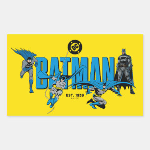 Batman Legenden Voor Altijd Grafisch Rechthoekige Sticker
