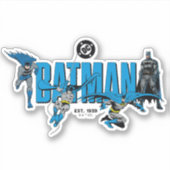 Batman-legenden voor altijd grafisch sticker (Voorkant)