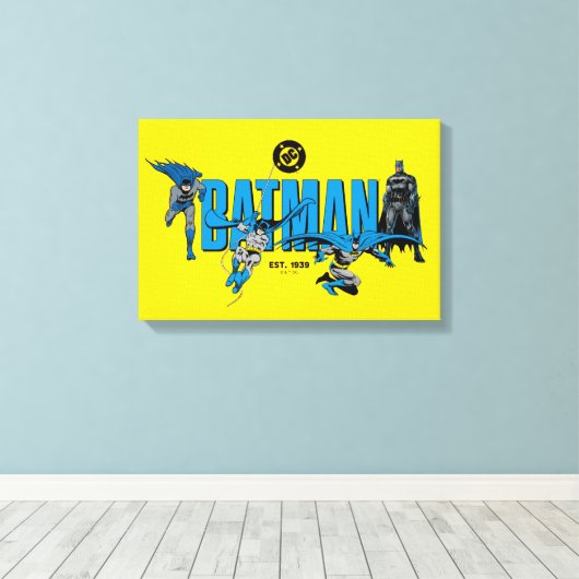 Batman Legends Forever Graphic Canvas Afdruk (Insitu (Houten vloer))