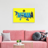 Batman Legends Forever Graphic Canvas Afdruk (Insitu (Woonkamer))