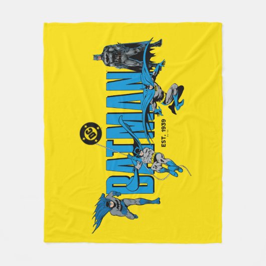 Batman Legends Forever Graphic Fleece Deken (Voorkant)