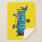Batman Legends Forever Graphic Sherpa Deken (Voorkant)