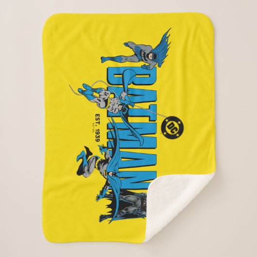 Batman Legends Forever Graphic Sherpa Deken (Voorkant)