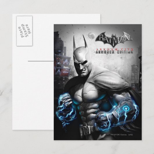Batman - Lightning Briefkaart (Voorkant / Achterkant)