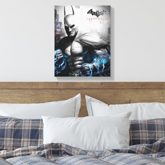 Batman - Lightning Canvas Afdruk (Insitu (Slaapkamer))