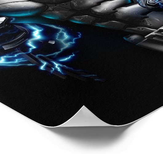 Batman - Lightning Poster (Hoek)