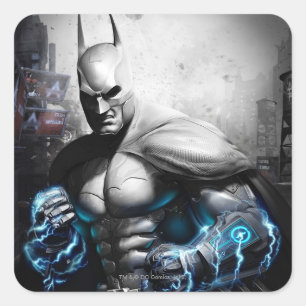 Batman - Lightning Vierkante Sticker