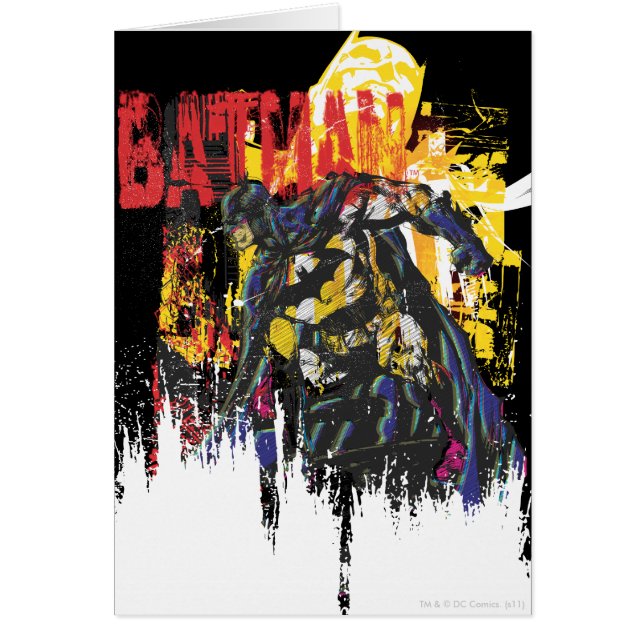 Batman Line Art Collage (Voorkant)