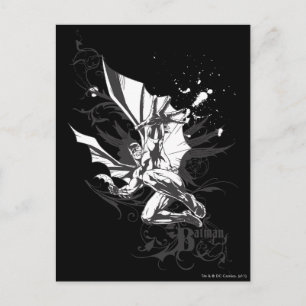 batman logo gedetailleerd briefkaart