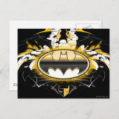 Batman Logo met auto's Briefkaart (Voorkant / Achterkant)