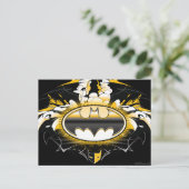 Batman Logo met auto's Briefkaart (Staand voorkant)