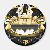 Batman Logo met auto's Magneet (Voorkant)