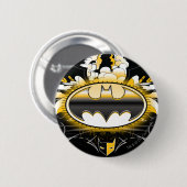 Batman Logo met auto's Ronde Button 5,7 Cm (Voorkant /achterkant)