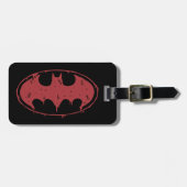 Batman | Logo Oozing Red Bat Bagagelabel (Voorkant horizontaal)