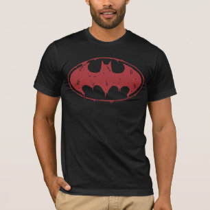 Batman   Logo Oozing Red Bat T-shirt