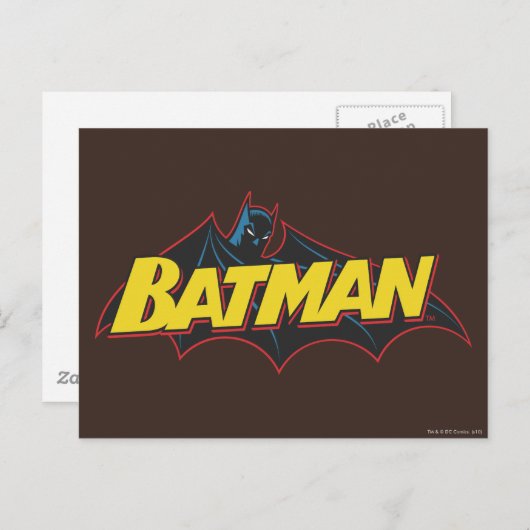 Batman | Logo oude school Briefkaart (Voorkant / Achterkant)