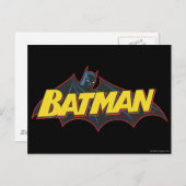Batman | Logo oude school Briefkaart (Voorkant / Achterkant)