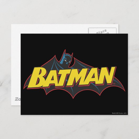 Batman | Logo oude school Briefkaart (Voorkant / Achterkant)