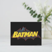 Batman | Logo oude school Briefkaart (Staand voorkant)