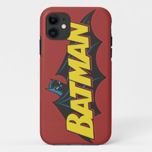 Batman   Logo oude school Case-Mate iPhone Case