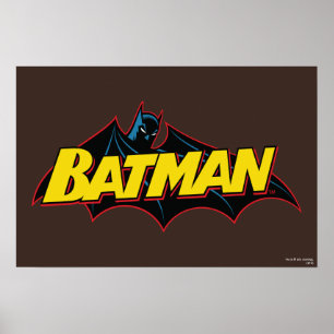 Batman   Logo oude school Poster