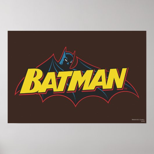Batman | Logo oude school Poster (Voorkant)