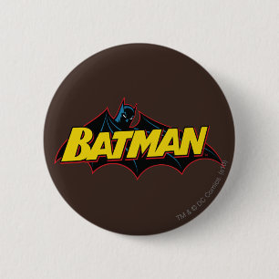 Batman   Logo oude school Ronde Button 5,7 Cm