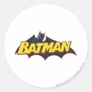 Batman Logo oude school Ronde Sticker