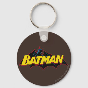 Batman Logo oude school Sleutelhanger