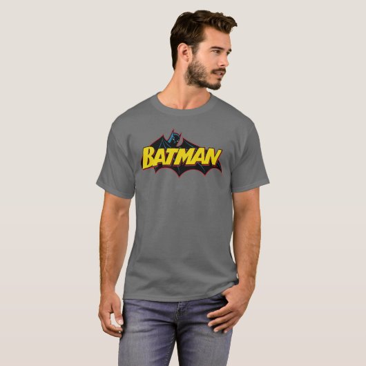 Batman | Logo oude school T-shirt (Voorkant volledig)