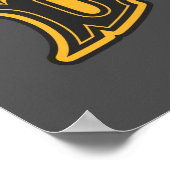 Batman |  Logo Turquoise Poster (Hoek)