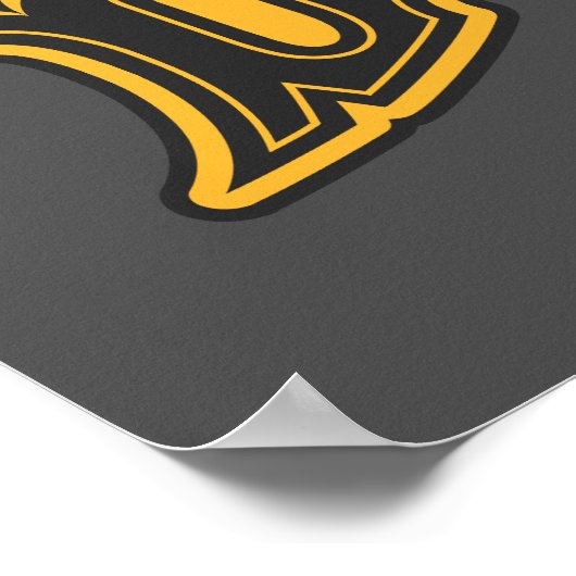 Batman |  Logo Turquoise Poster (Hoek)