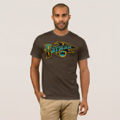 Batman |  Logo Turquoise T-shirt (Voorkant volledig)