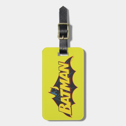 Batman | Logo van de oude school Bagagelabel (Voorkant verticaal)