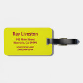 Batman | Logo van de oude school Bagagelabel (Achterkant horizontaal)