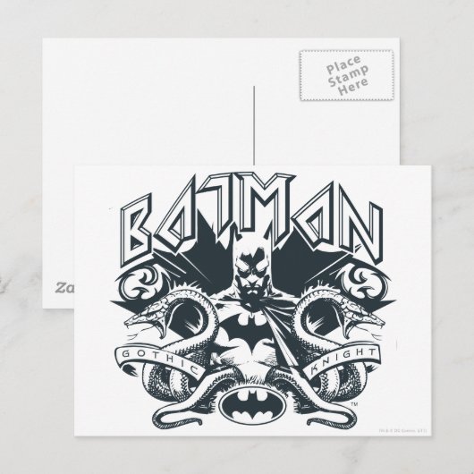 Batman | Logo van slangen Briefkaart (Voorkant / Achterkant)