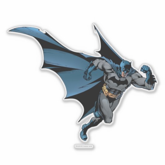 Batman loopt met gekletter sticker (Voorkant)
