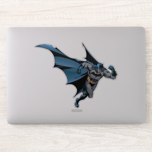 Batman loopt met gekletter sticker (Computer)