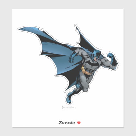 Batman loopt met gekletter sticker (Vel)
